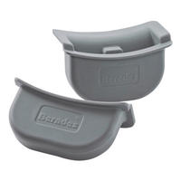 TOPFLAPPEN UND HANDSCHUH 2-teilig Dunkelgrau  - Dunkelgrau, Basics, Kunststoff (10,5/5/20cm) - Berndes