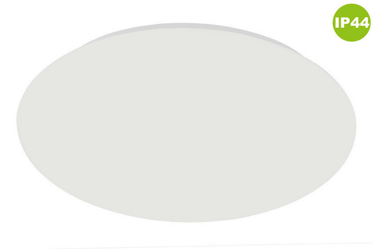 PLAFONJERA ZA KUPATILA - bela, Osnovno, plastika (38/10cm)