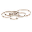 LED-DECKENLEUCHTE 100/56/22 cm   - Cappuccino, Design, Kunststoff/Metall (100/56/22cm) - Novel