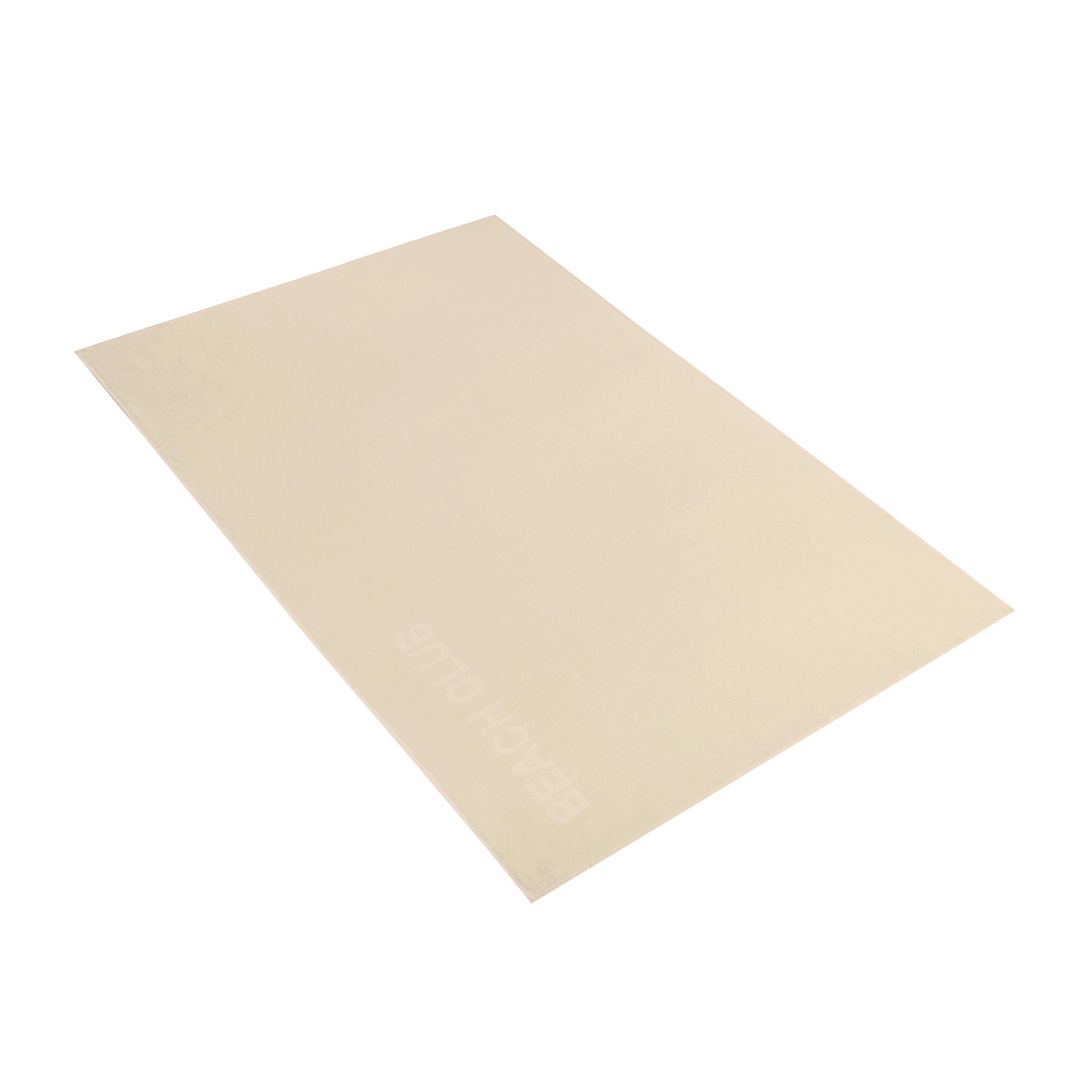 STRANDTUCH Beach Club Beige 100/180 cm  - Beige, Basics, Textil (100/180cm) - Vossen