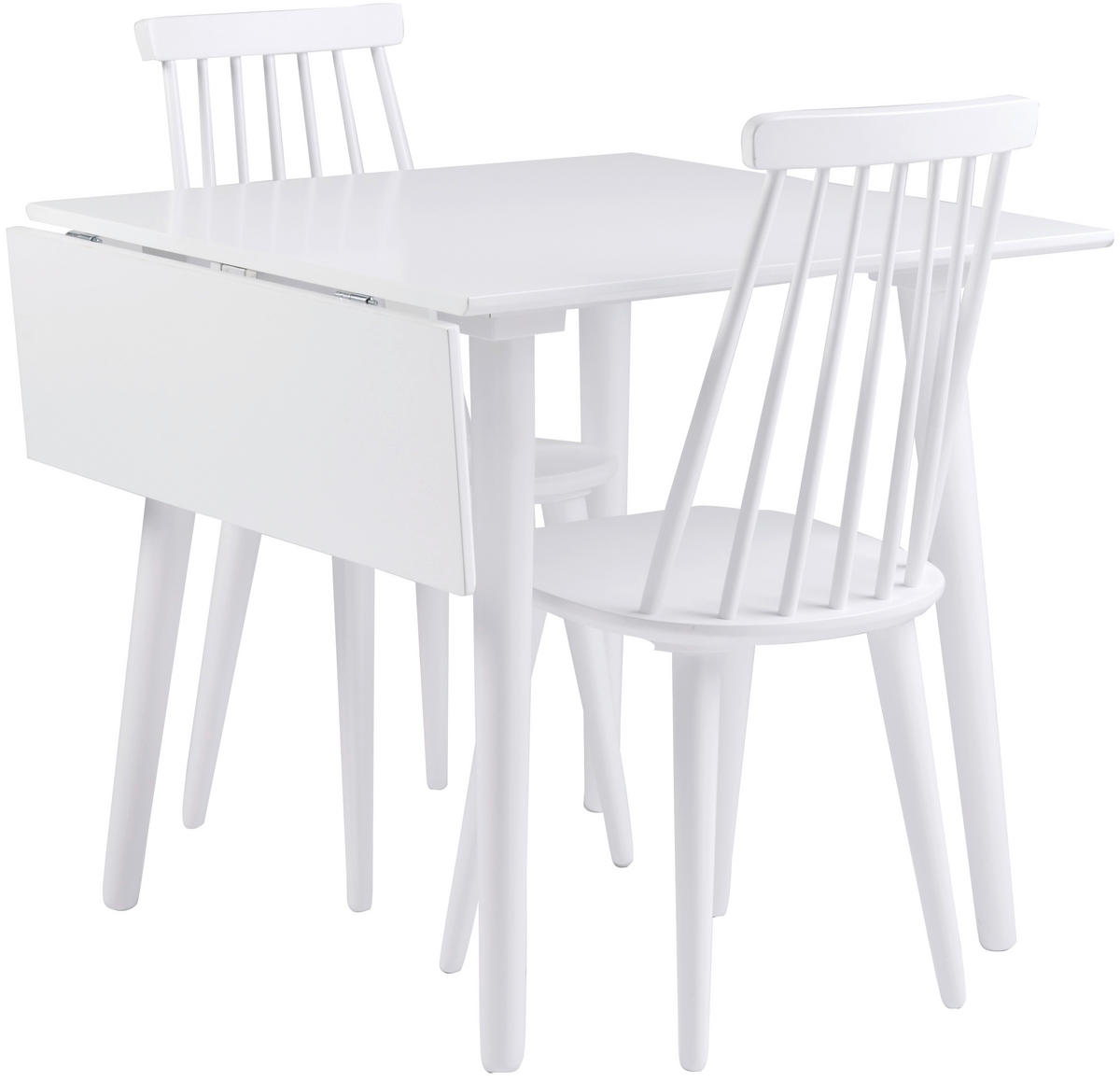 MATBORD i trä, trämaterial 80/80/75 cm   - vit, Design, trämaterial/trä (80/80/75cm) - Rowico