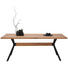 ESSTISCH in Holz, Metall, Holzwerkstoff 200/100/76 cm - Eichefarben/Schwarz, Design, Holz/Holzwerkstoff (200/100/76cm) - Lomoco ESSTISCH in Holz, Metall, Holzwerkstoff 200/100/76 cm - Eichefarben/Schwarz, Design, Holz/Holzwerkstoff (200/100/76cm) - Lomoco