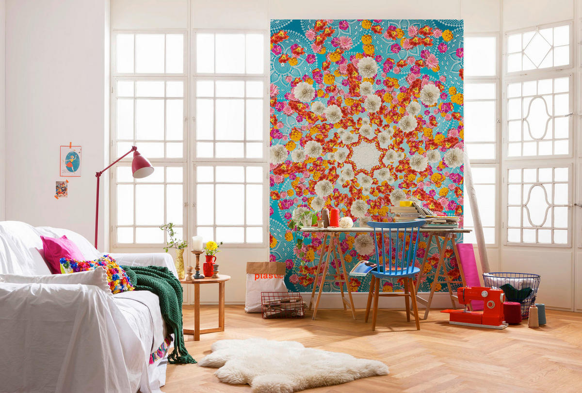 FOTOTAPET 184/254 cm  - multicolor, Design, papper (184/254cm) - Komar