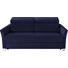 SCHLAFSOFA in Textil Dunkelblau - Silberfarben/Dunkelblau, KONVENTIONELL, Holz/Textil (185/100/100cm) - Bali SCHLAFSOFA in Textil Dunkelblau - Silberfarben/Dunkelblau, KONVENTIONELL, Holz/Textil (185/100/100cm) - Bali