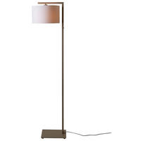 STOJACÍ LAMPA, 30/160 cm  - bílá/pískové barvy, Design, kov/textil (30/160cm) - It's about Romi