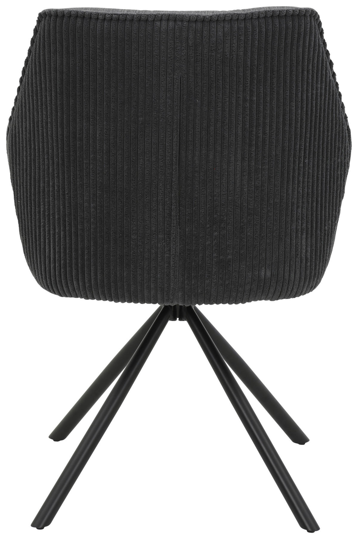 ARMLEHNSTUHL  in Stahl Flachgewebe  - Anthrazit/Schwarz, MODERN, Textil/Metall (56/89/61cm) - Boxxx