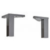 FUßSET 2,5/10/2,5 cm   - Grau, Basics, Kunststoff (2,5/10/2,5cm) - Xora