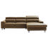 WOHNLANDSCHAFT in Leder Olivgrün - Chromfarben/Olivgrün, Design, Leder/Metall (303/167cm) - Pure Home Lifestyle WOHNLANDSCHAFT in Leder Olivgrün - Chromfarben/Olivgrün, Design, Leder/Metall (303/167cm) - Pure Home Lifestyle