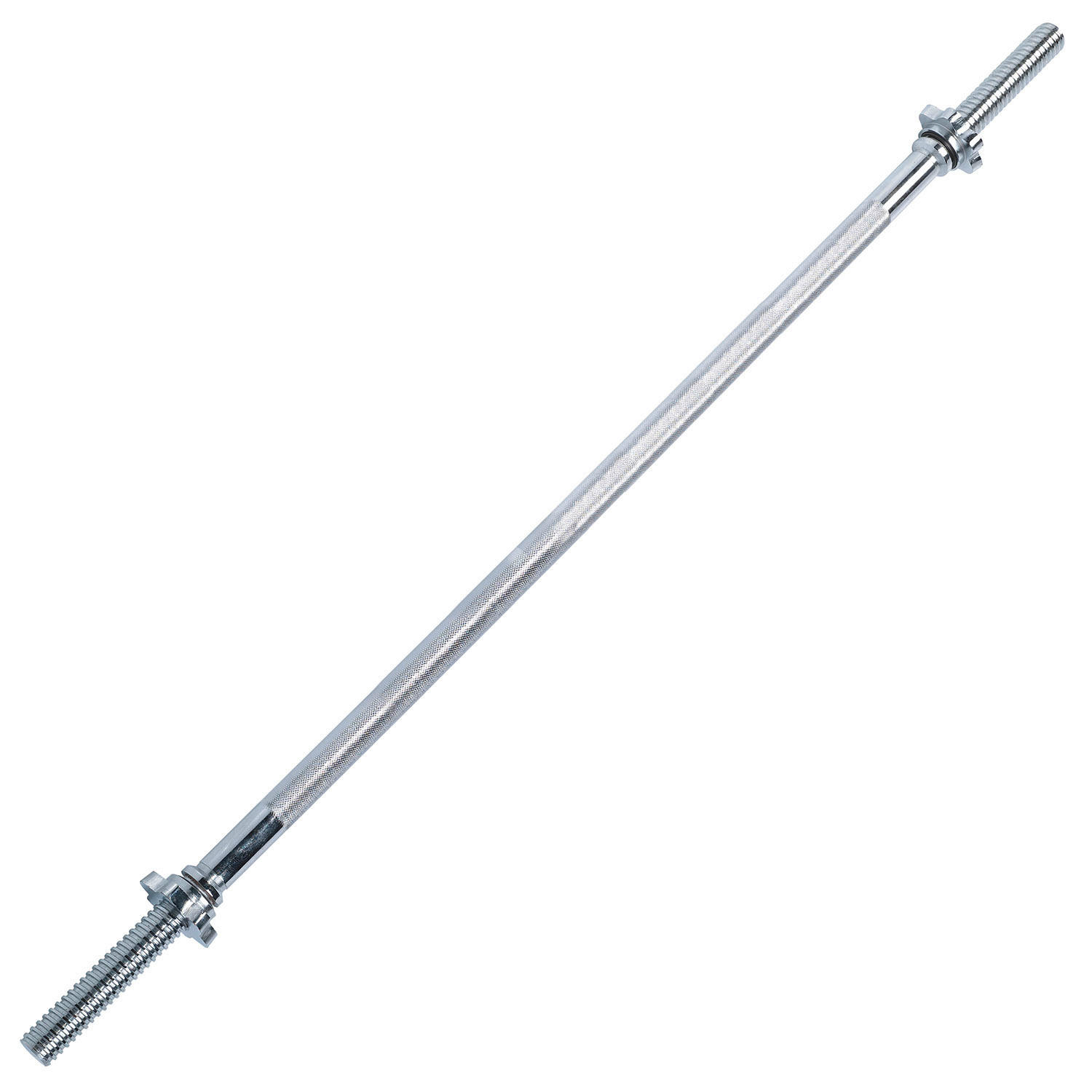HANTELSTANGE  - Silberfarben, KONVENTIONELL, Metall (120/3/3cm)