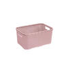 ÚLOŽNÝ KOŠÍK, plast - ružová, Basics, plast (28,5/19,5/12,9cm) - My Baby Lou