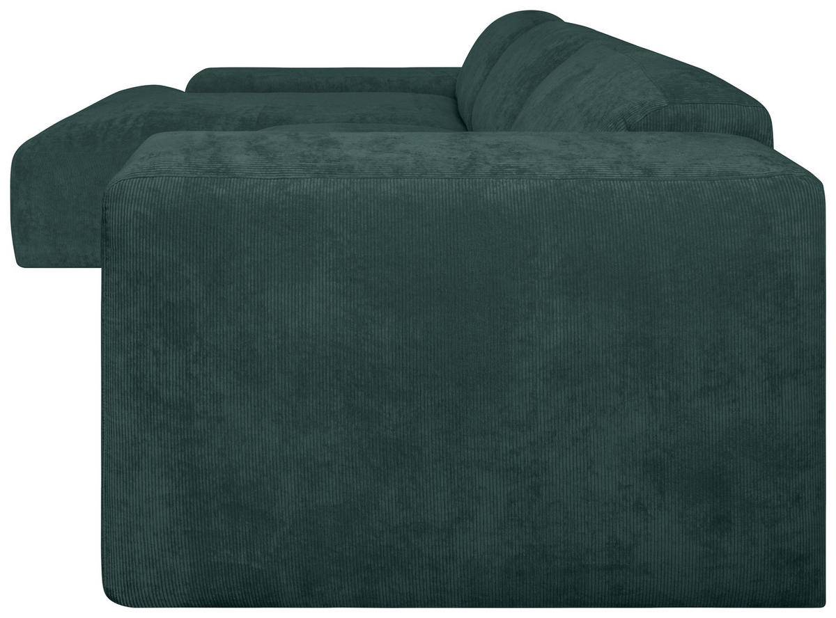 HÖRNSOFFA i manchester grön  - grön/svart, Design, textil/plast (170/343cm) - MID.YOU