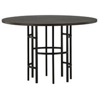 MATBORD i trä, metall 115/115/74 cm   - brun/svart, Design, metall/trä (115/115/74cm) - Livetastic