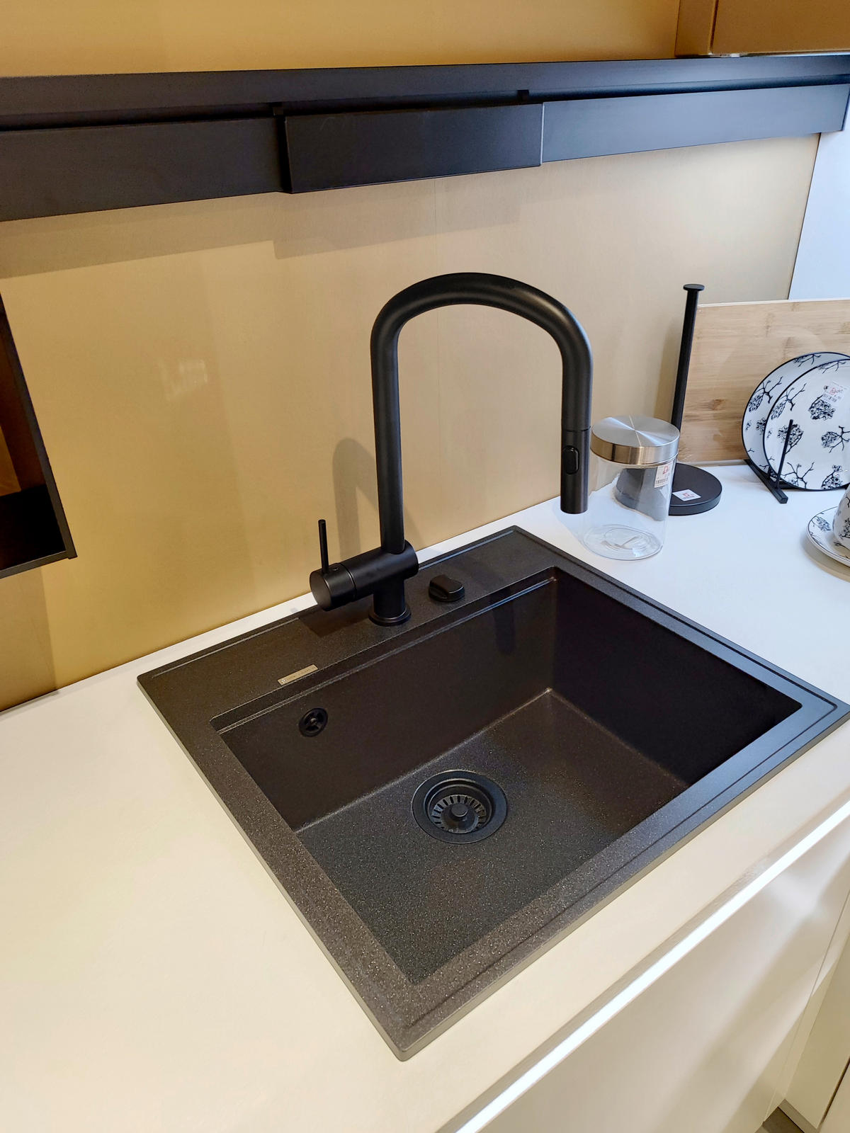 SUDOPERA - SET      86/50/20 cm      - crna, Osnovno, kamen (86/50/20cm)