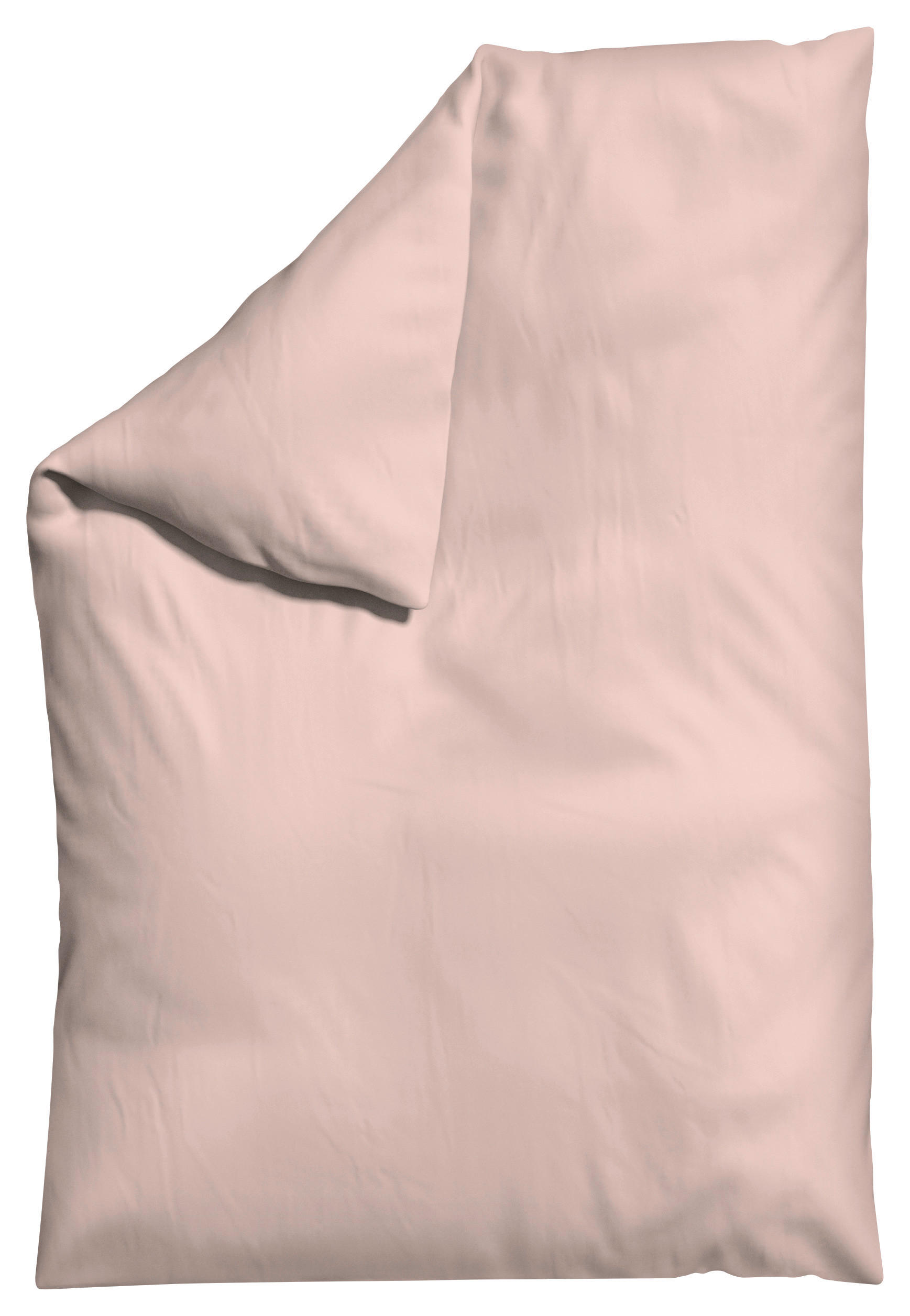 BETTDECKENBEZUG 135-140/200 cm WOVEN SATIN Makosatin  - Hellrosa, Basics, Textil (135-140/200cm) - Schlafgut