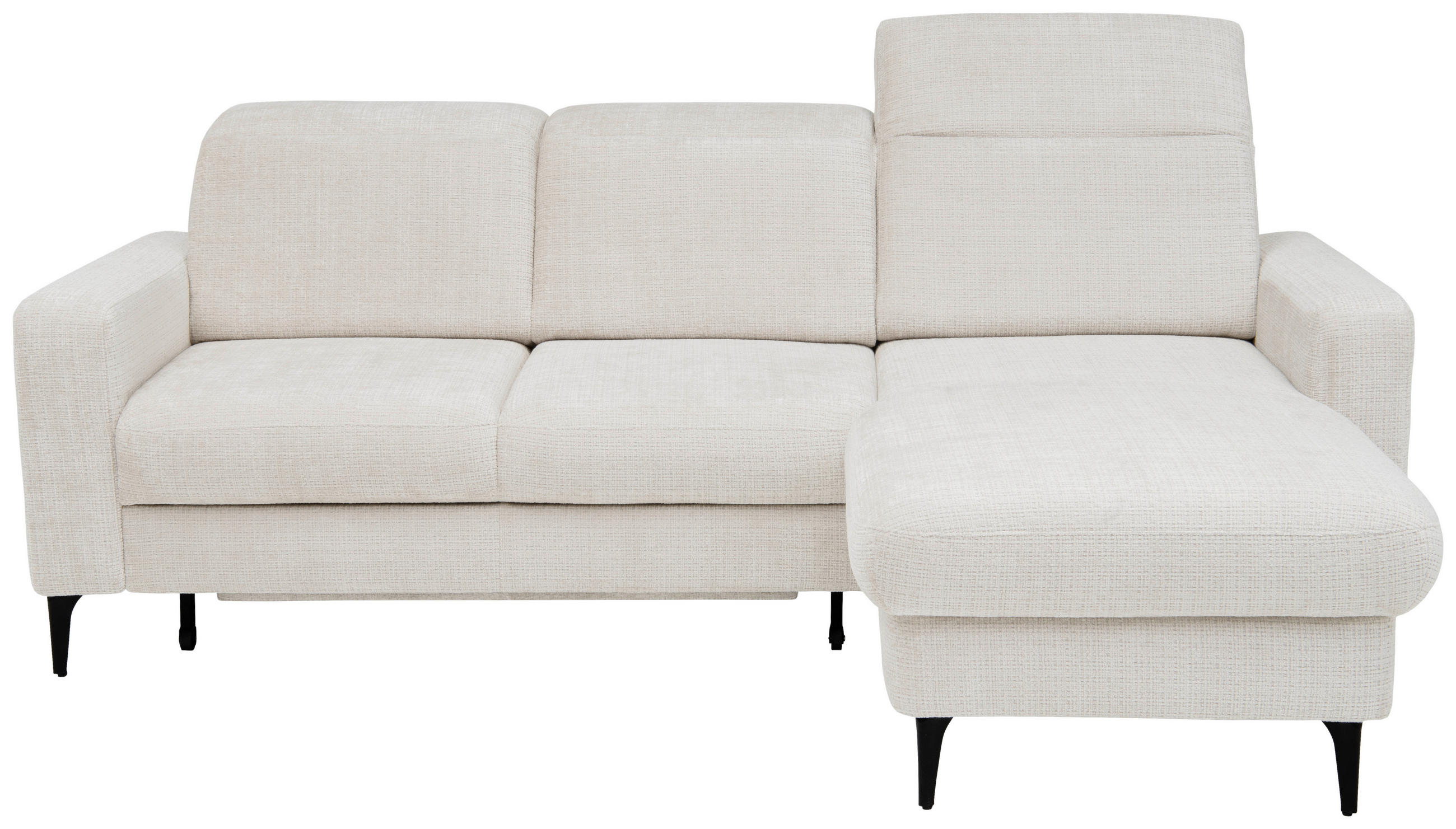 Thumbnail - Livetastic Ecksofa Fabio, Creme, Textil, 3-Sitzer, seitenverkehrt montierbar, L-Form, 223x174 cm, Made in EU, Liegefunkt...