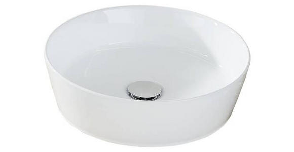 WASCHBECKEN 39/11,5/39 cm - Weiß, Basics, Keramik (39/11,5/39cm) - Novel