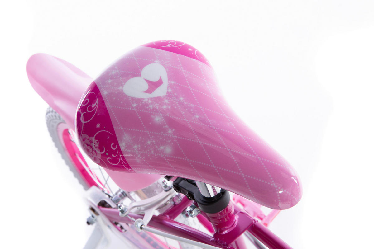 KINDERFAHRRAD 16 Zoll  - Pink, Basics, Metall (54/85/112cm)