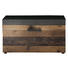 GARDEROBENBANK 80/45/37 cm - Schwarz/Graphitfarben, Trend, Holzwerkstoff/Metall (80/45/37cm) - Xora GARDEROBENBANK 80/45/37 cm - Schwarz/Graphitfarben, Trend, Holzwerkstoff/Metall (80/45/37cm) - Xora