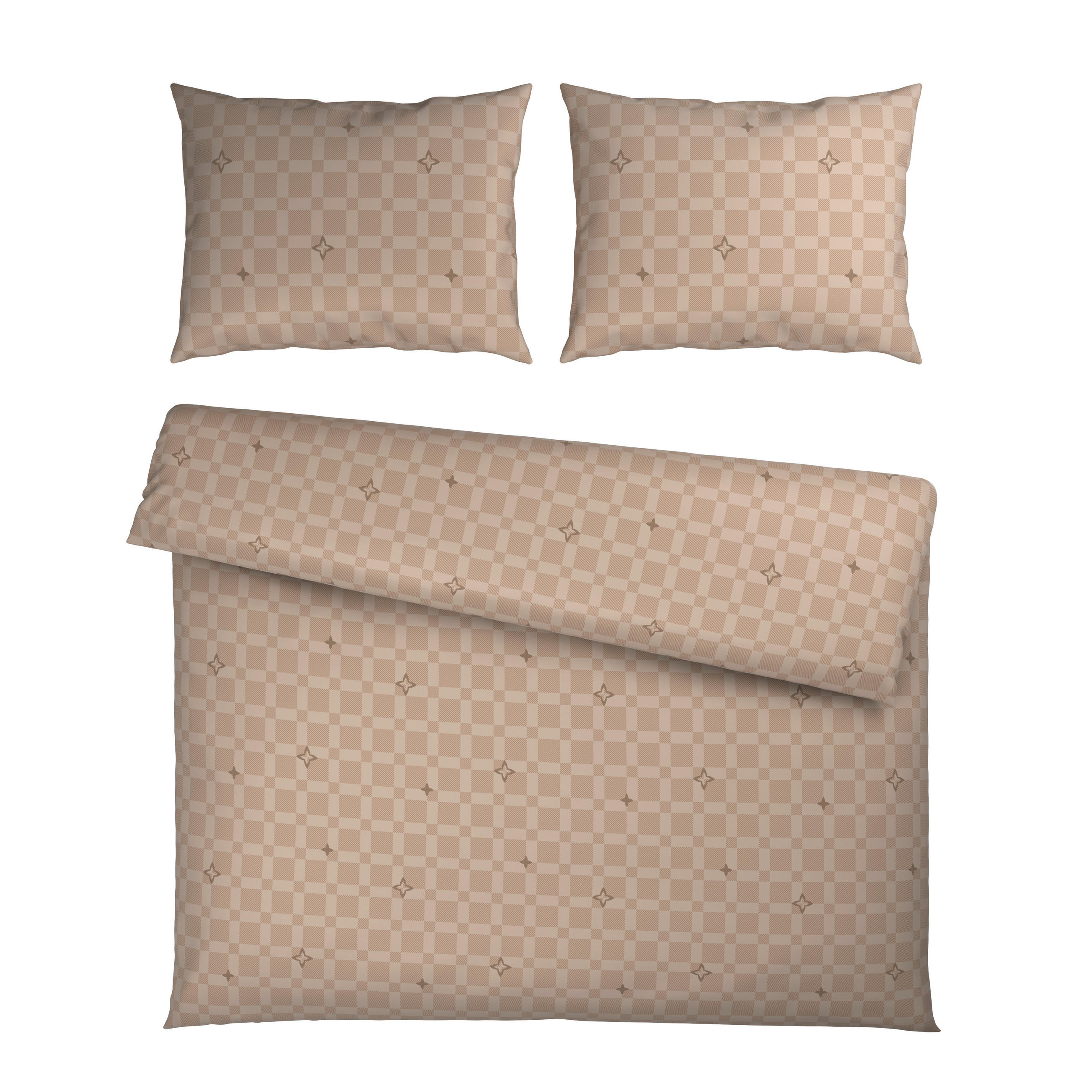 Ambia Home POVLEČENÍ satén krémová 200/200 cm