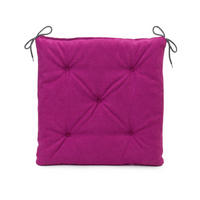 PODSEDÁK, 40/40/4 cm - fialová, Basics, textil (40/40/4cm) - Novel