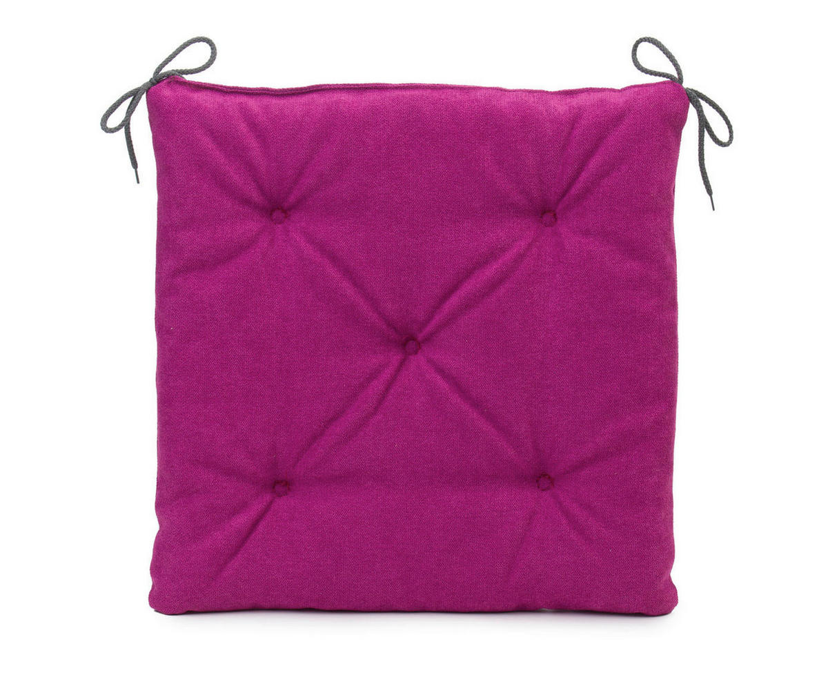 PODSEDÁK, 40/40/4 cm - fialová, Basics, textil (40/40/4cm) - Novel