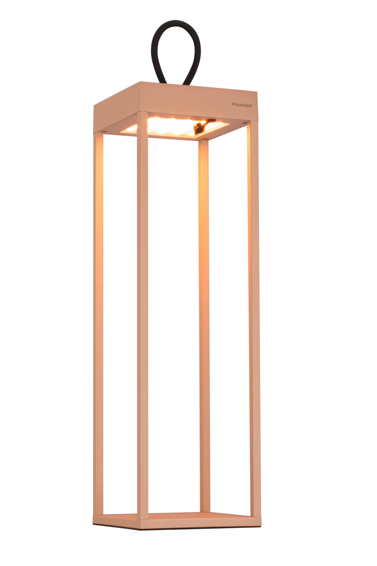 STOLNÍ LAMPA NA BATERIE 15/15/50 cm - pískové barvy, Konvenční, kov/plast (15/15/50cm) - Dieter Knoll