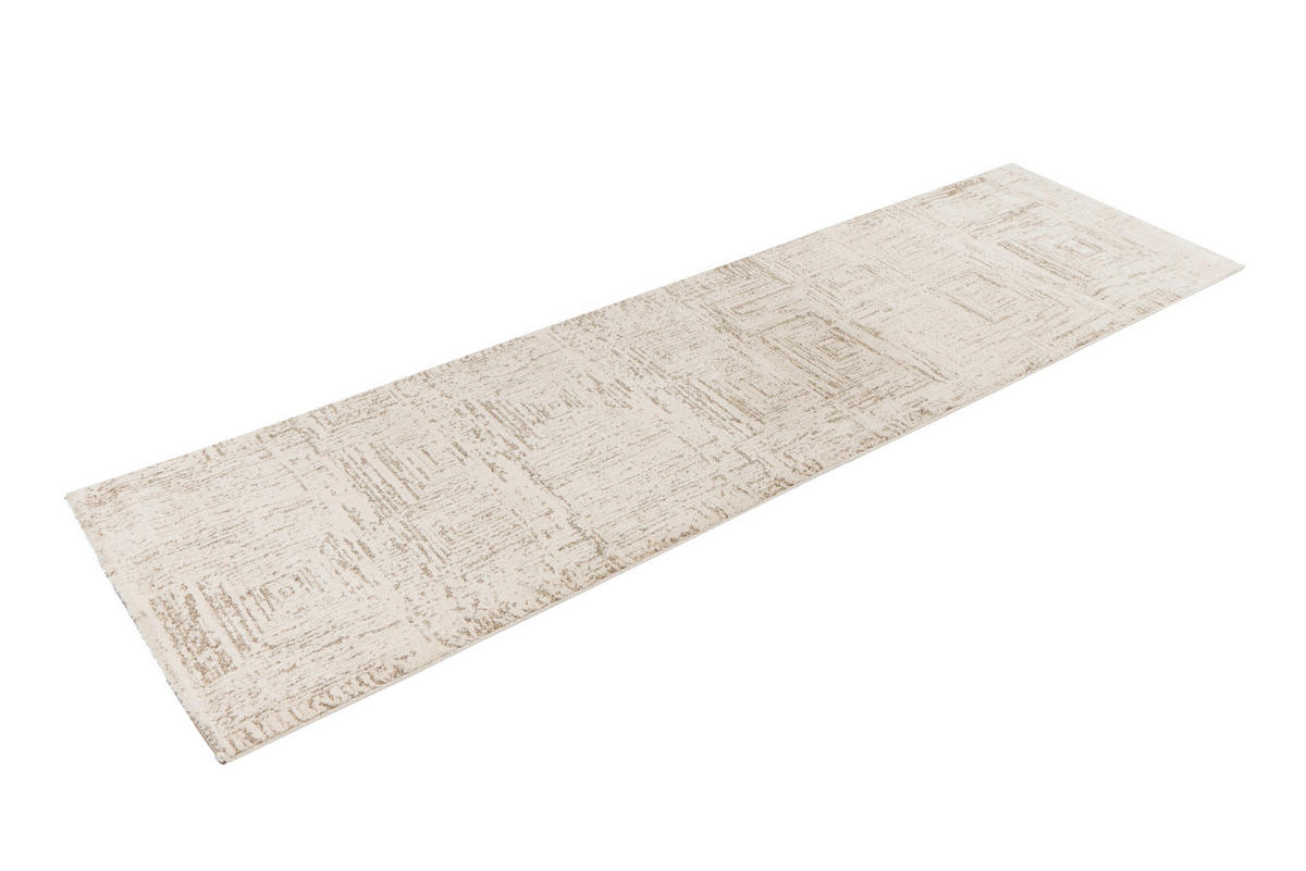 FLACHWEBETEPPICH 80/300 cm My Parma Creme  - Creme, Design, Textil (80/300cm) - Obsession