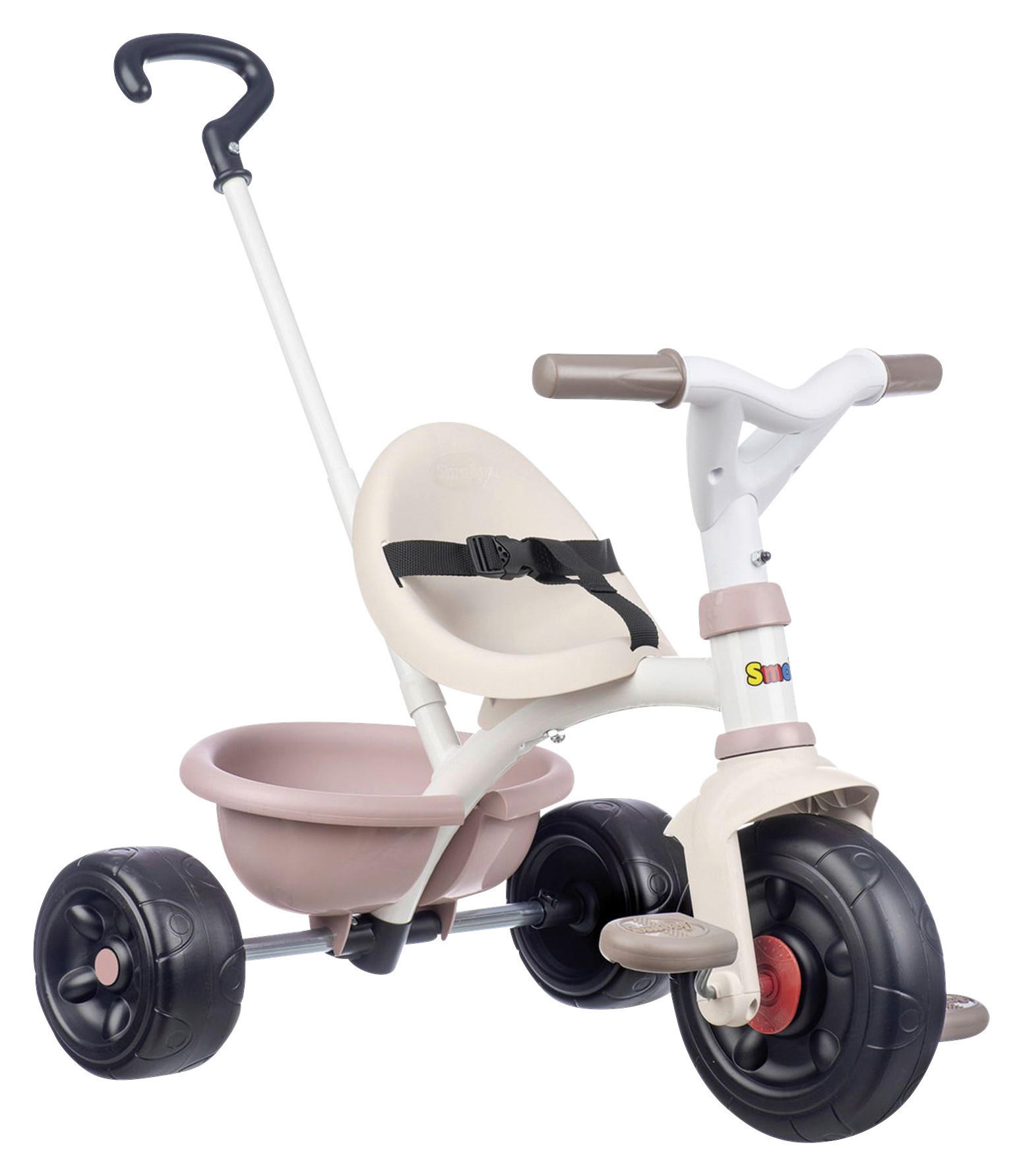 TROJKOLKA - ružová, Basics, plast (46,50/23/40cm) - SMOBY