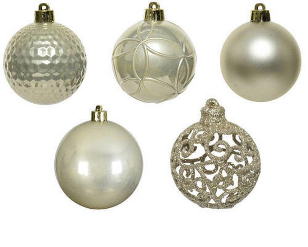 CHRISTBAUMKUGEL-SET 6 cm  - Basics (6cm)