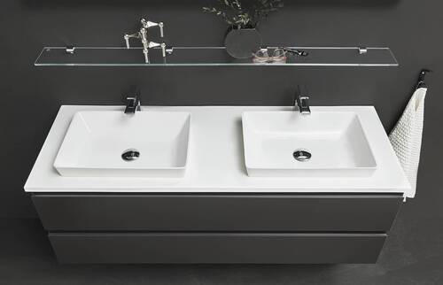BADEZIMMERREGAL  - KONVENTIONELL, Glas (140cm) - b-collection