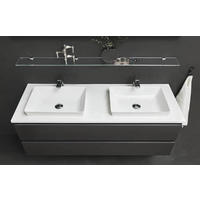 BADEZIMMERREGAL  - KONVENTIONELL, Glas (140cm) - b-collection