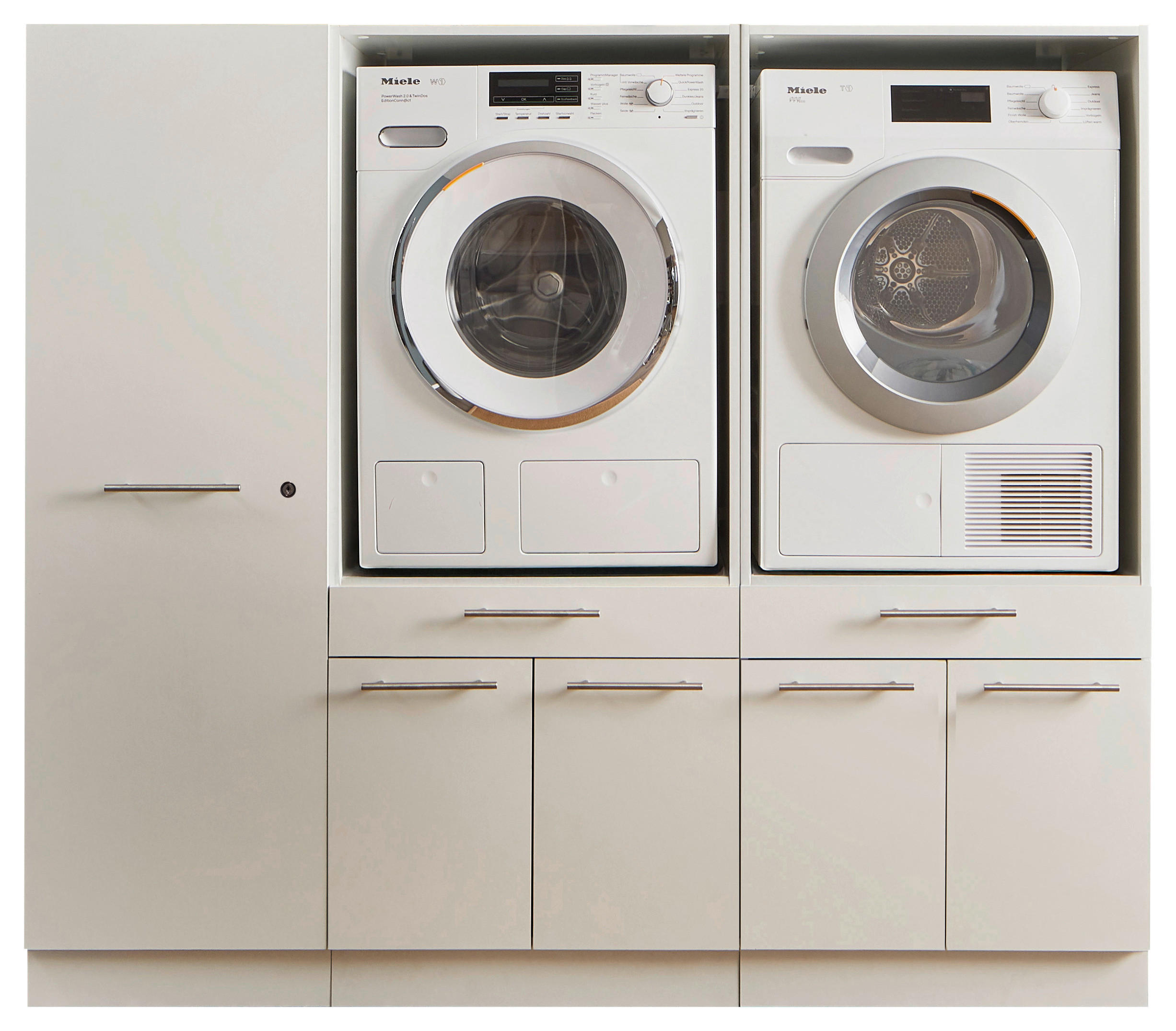 XXXLutz Hauswirtschaftsraum Laundreezy Weiß 185x162x67.5 cm