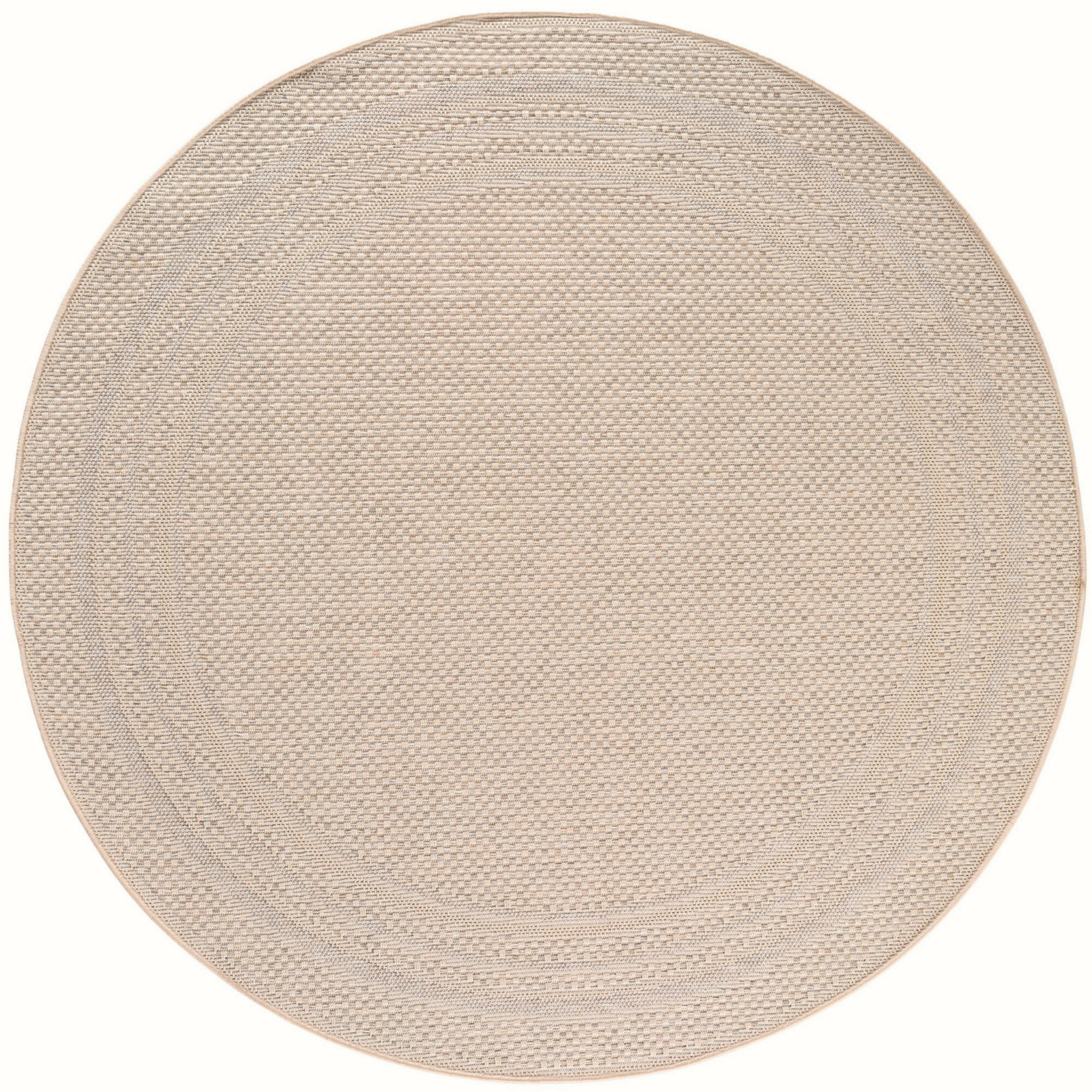 OUTDOORTEPPICH  Wohnzimmer 160/160 cm DESERT Beige rund  - Beige, Design, Textil (160/160cm) - Ayyildiz 