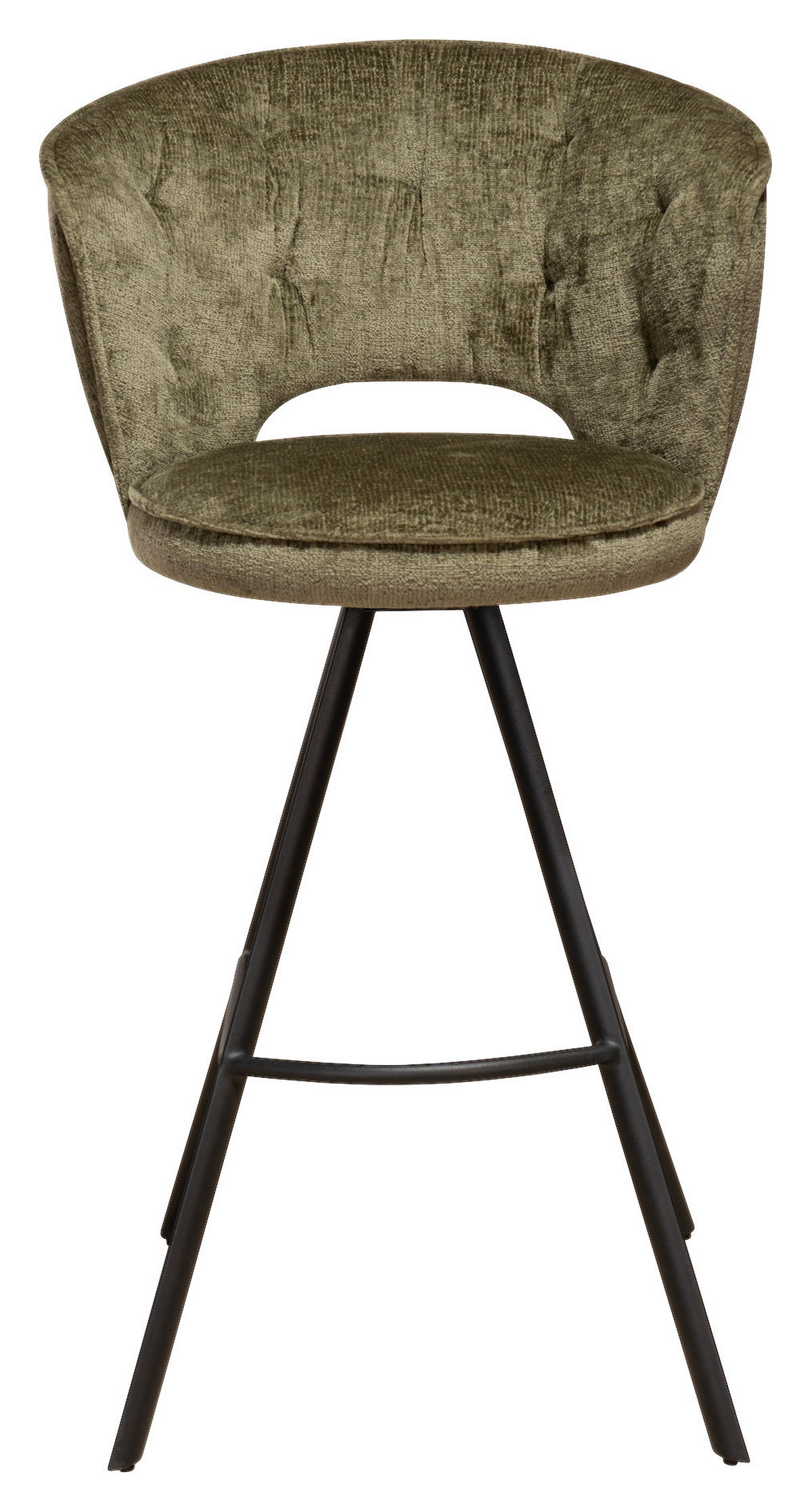 BARPALL i grön  - grön/svart, Design, metall/textil (54/103/54cm) - Novel