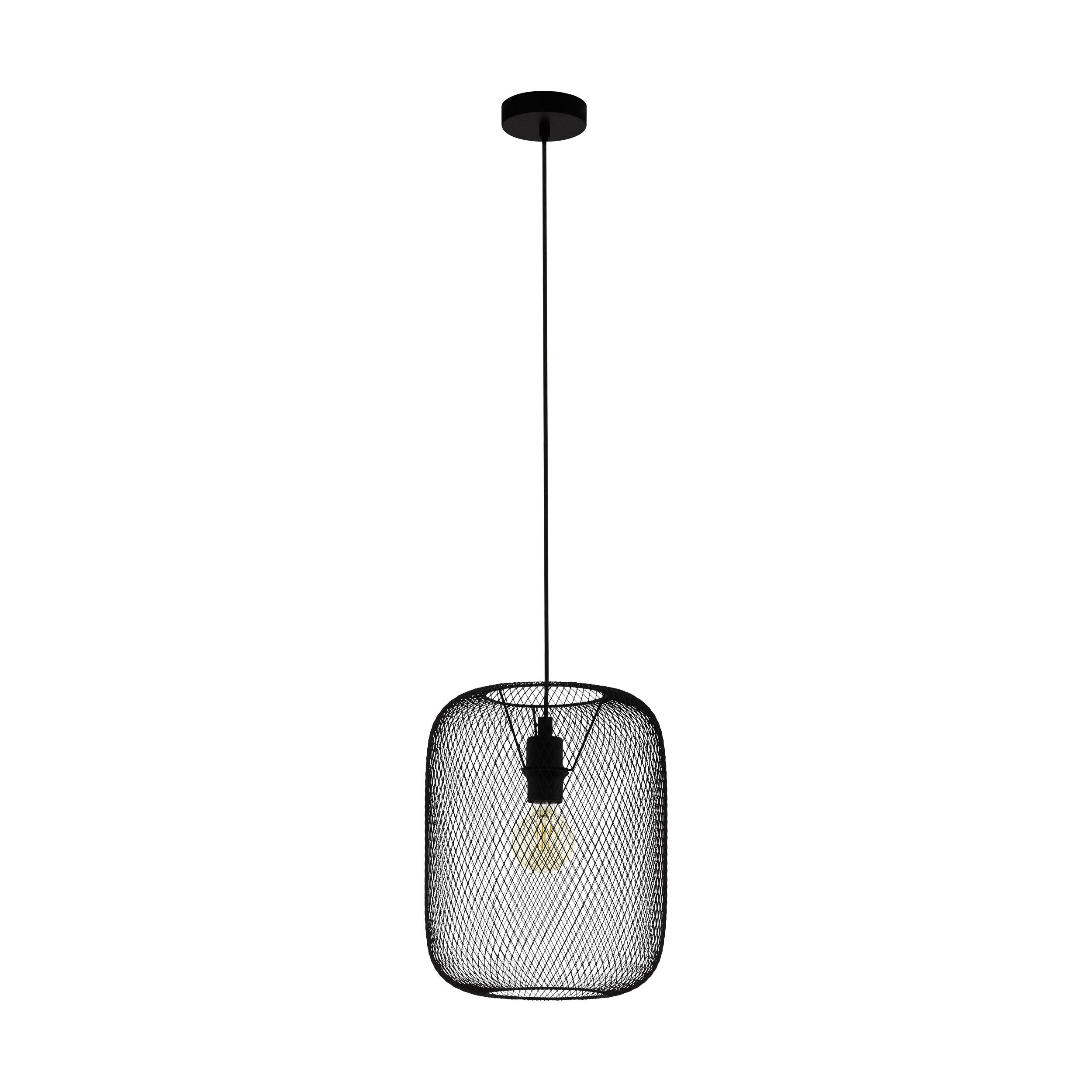 ZÁVĚSNÉ SVÍTIDLO, 30/110 cm  - černá, Basics, kov (30/110cm) - Eglo