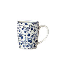 Cană Pentru Cafea 0,350 ml  - albastru/alb, Basics, ceramică (0,350l) - Ritzenhoff Breker