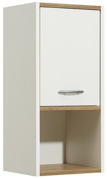DULAP SUSPENDAT 33/68/28 cm  - culoare aluminiu, Konventionell, plastic/material pe bază de lemn (33/68/28cm) - Carryhome