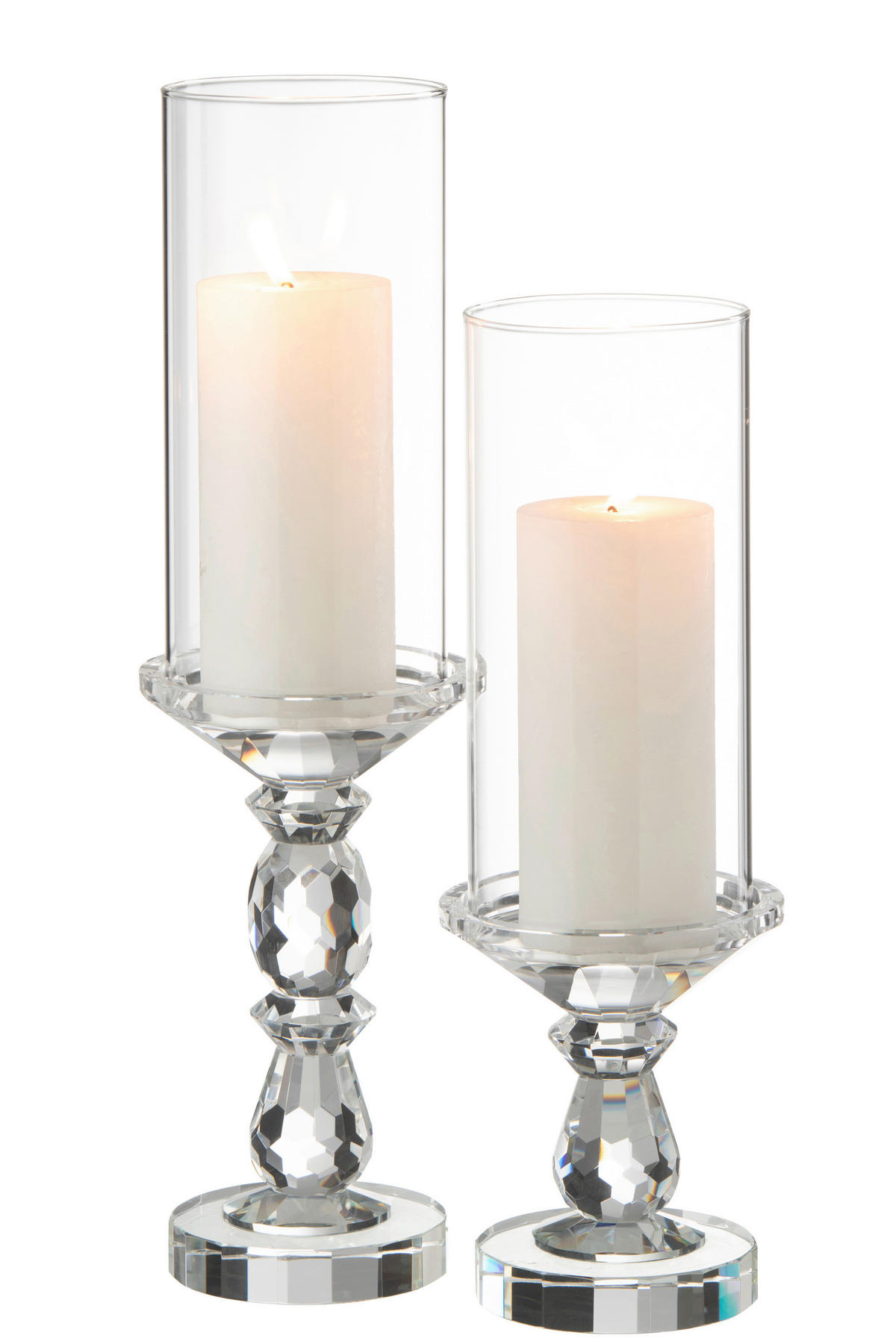 WINDLICHT - Transparent, Basics, Glas (12/12/42,5cm) - Ambia Home