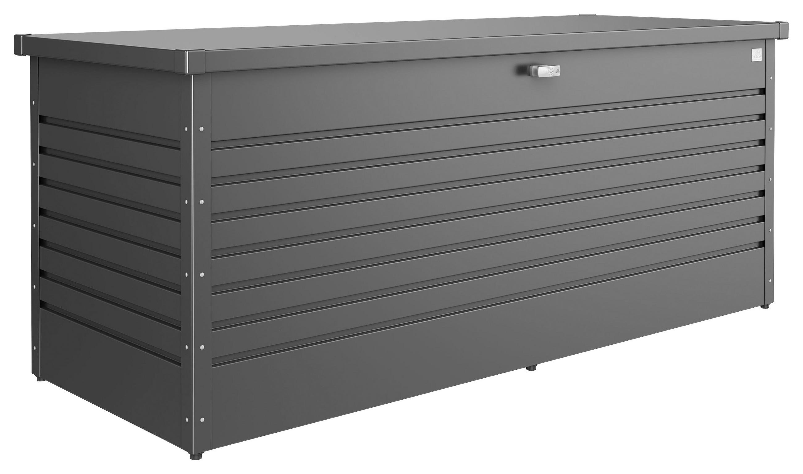  KISSENBOX 201/83/79 cm Metall Dunkelgrau  - Dunkelgrau, Basics, Metall (201/83/79cm) - Biohort