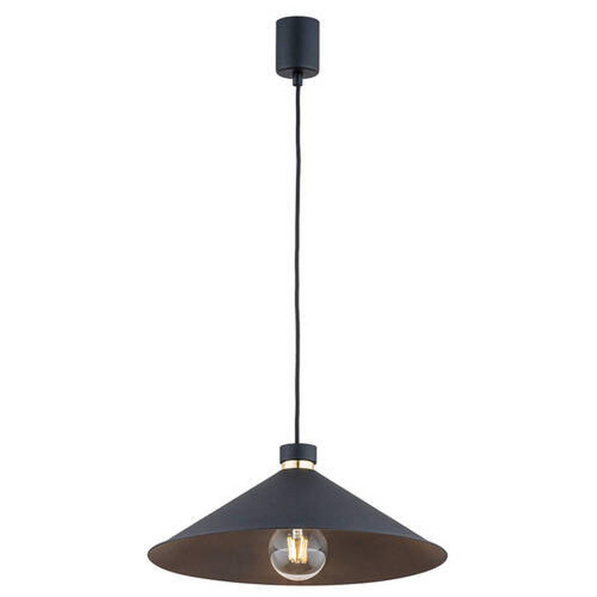 HÄNGELEUCHTE Argon Nashville 103/40/40 cm   - Goldfarben/Schwarz, Basics, Metall (103/40/40cm)