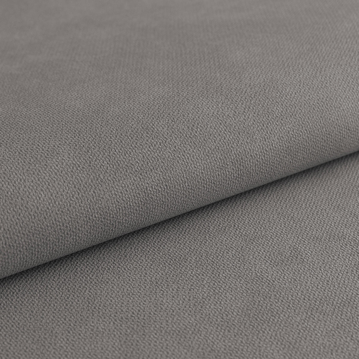 WOHNLANDSCHAFT Grau Mikrofaser  - Schwarz/Grau, MODERN, Kunststoff/Textil (178/305/155cm) - P & B