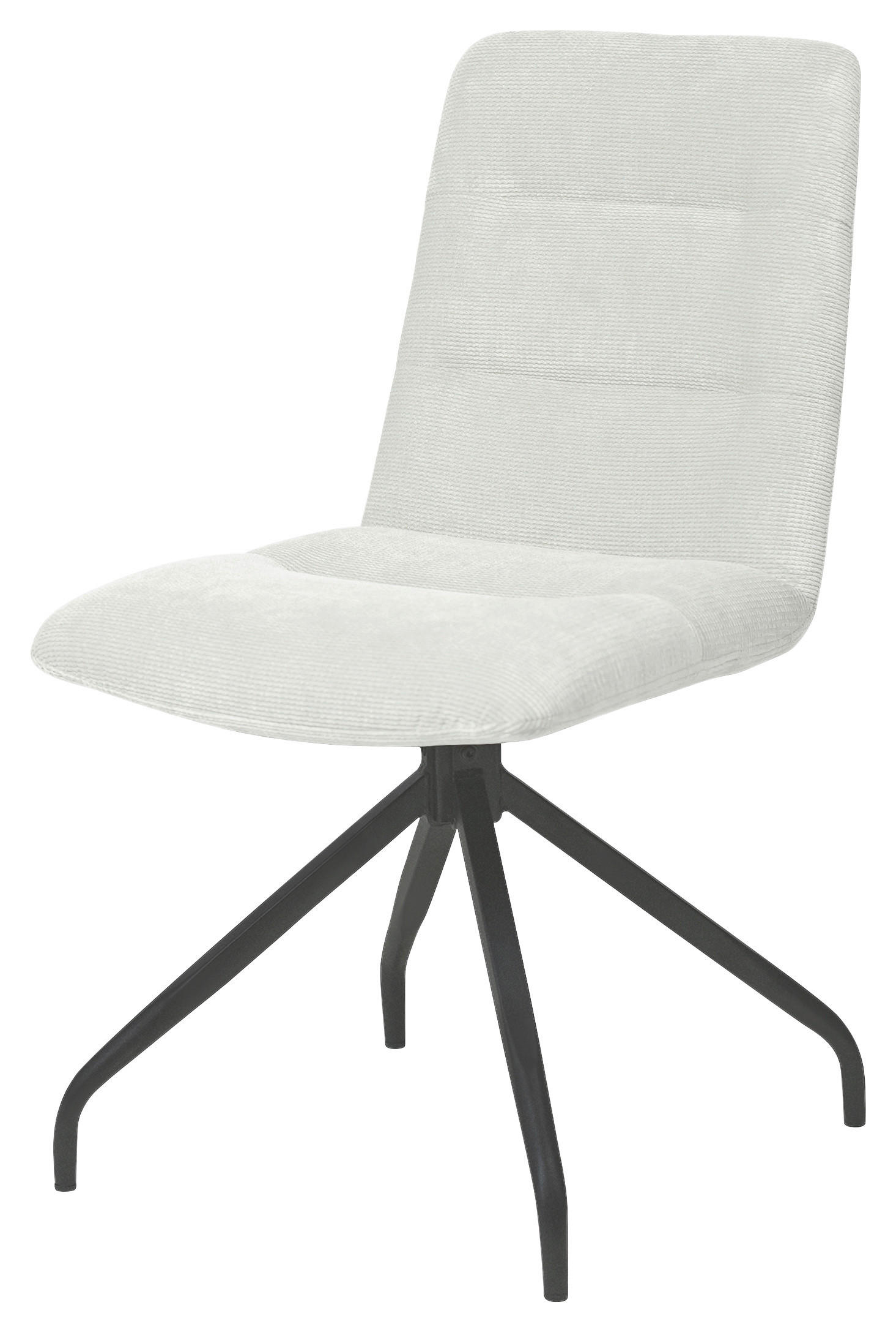 STUHL Webstoff Beige  - Beige/Schwarz, Design, Textil/Metall (50/90/63cm) - Carryhome