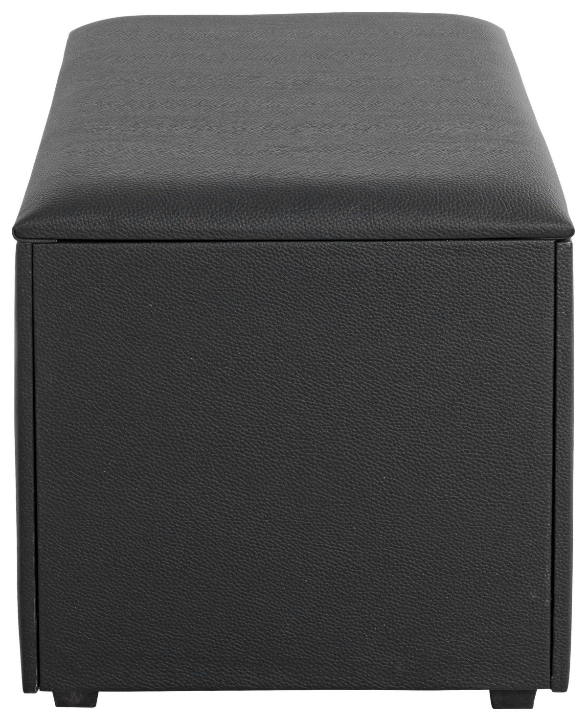 TRUHENBANK in Textil, Holzwerkstoff 65/42/40 cm  - Schwarz, MODERN, Holzwerkstoff/Textil (65/42/40cm)