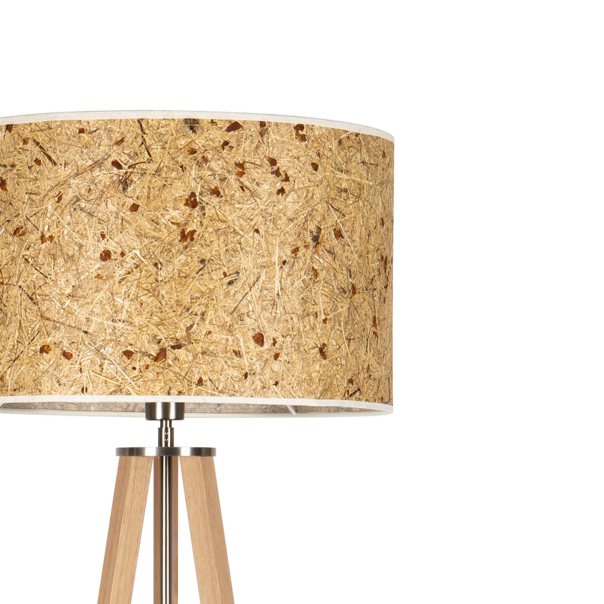 STEHLEUCHTE  50/150/50 cm   - Eiche Bianco/Eichefarben, Basics, Naturmaterialien/Holz (50/150/50cm)