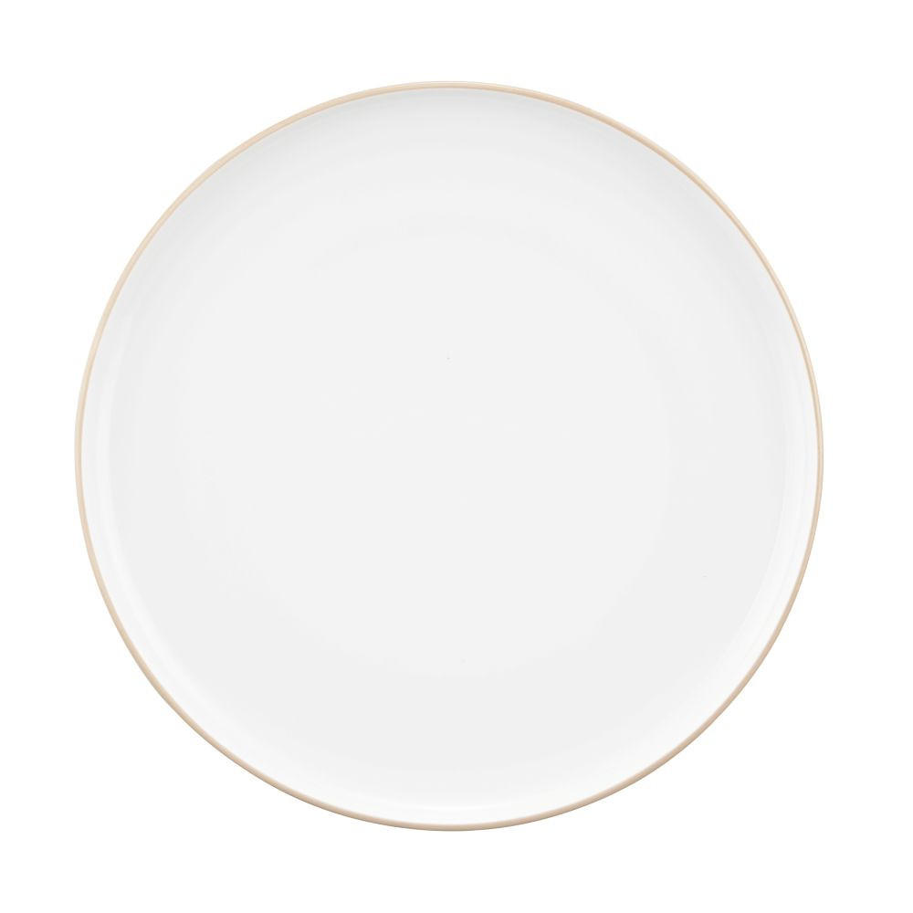 SPEISETELLER Weiß, Beige 27 cm Sento Home Pure Lines  - Beige/Weiß, KONVENTIONELL, Keramik (27cm) - Seltmann Weiden