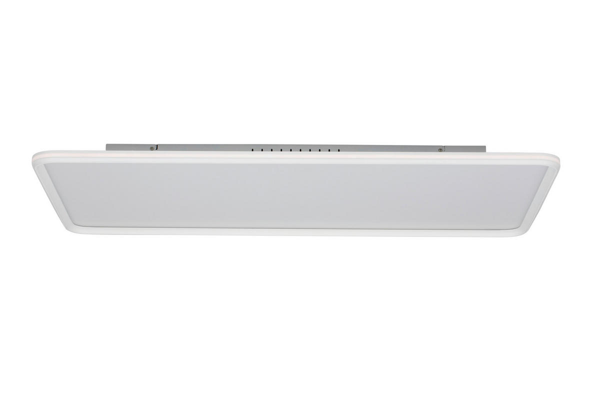 LED-DECKENLEUCHTE Bosona 110/60/7 cm  - Weiß, Basics, Kunststoff/Metall (110/60/7cm) - Novel