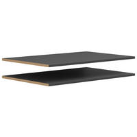 VKLÁDACÍ POLICE, barvy grafitu, 77/1,5/48 cm - barvy grafitu, Moderní, kompozitní dřevo (77/1,5/48cm) - Carryhome