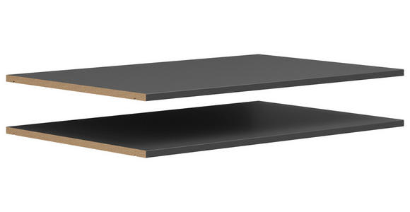 EINLEGEBODEN 77/1,5/48 cm   - Graphitfarben, MODERN, Holzwerkstoff (77/1,5/48cm) - Carryhome