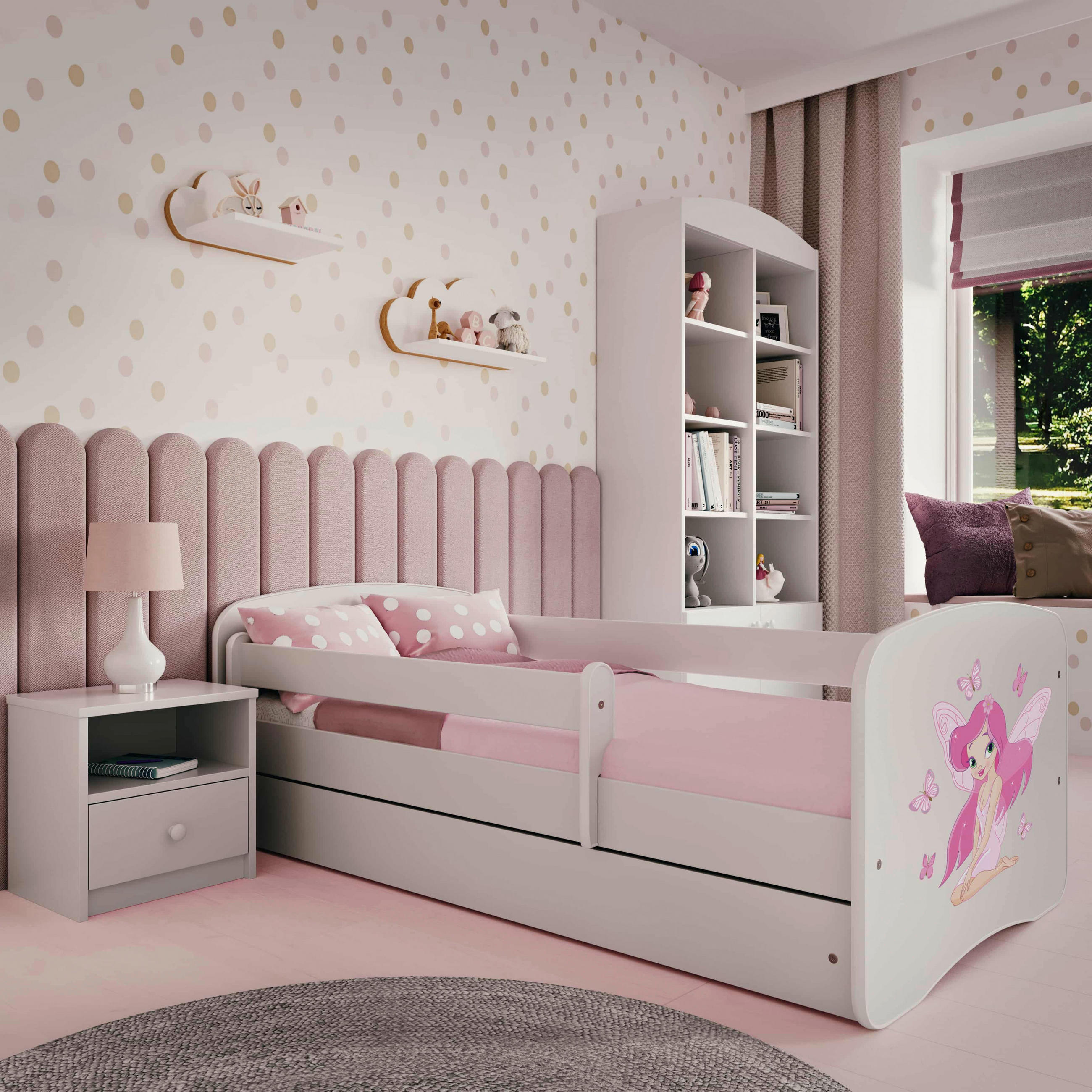 Mid.you Kinder-/Juniorbett Babydreams Weiß 80x160 cm