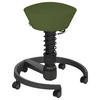 BÜROHOCKER 55/45,66/55 cm  - Schwarz/Grün, Basics, Textil/Metall (55/45,66/55cm) - Aeris